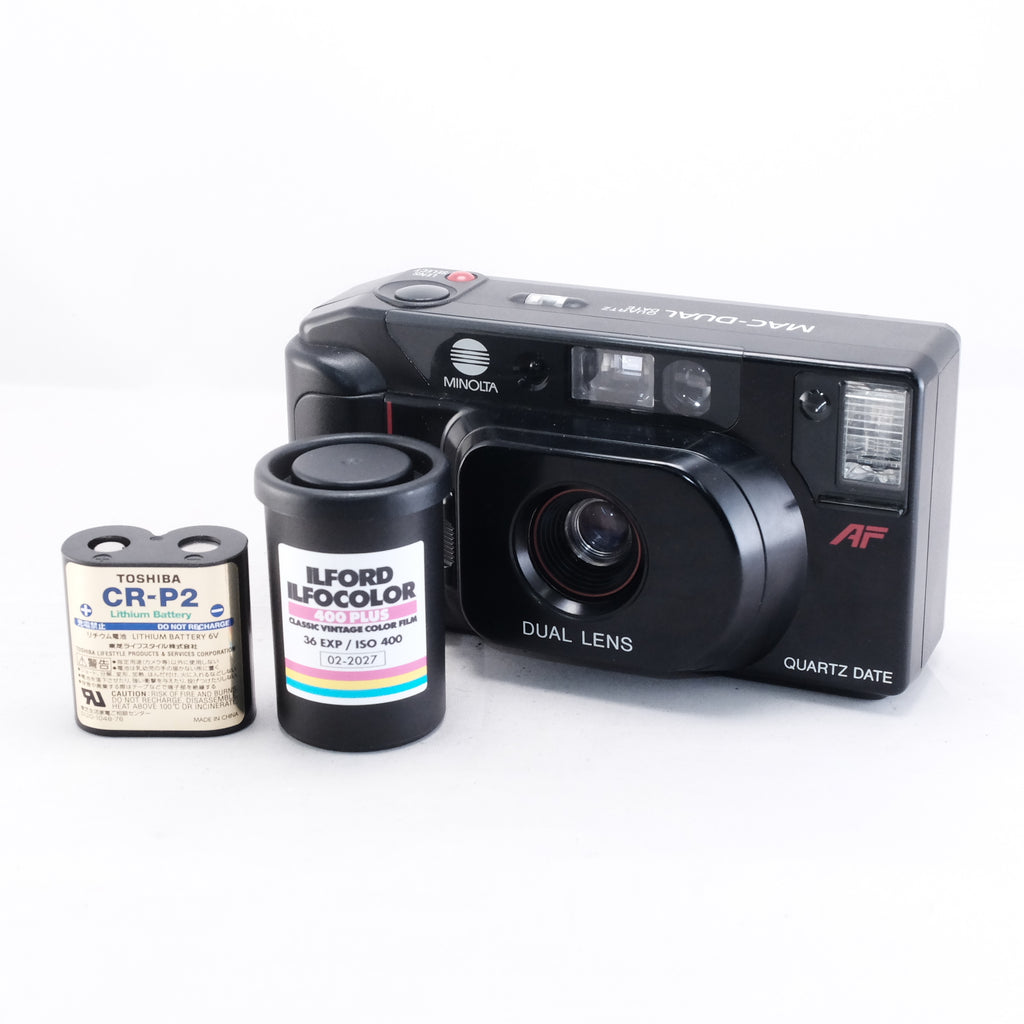MINOLTA MAC-DUAL QD (新品フィルム＆電池付き)