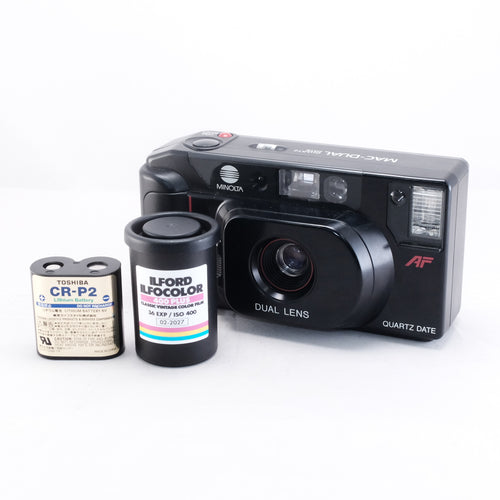 MINOLTA MAC-DUAL QD (新品フィルム＆電池付き)