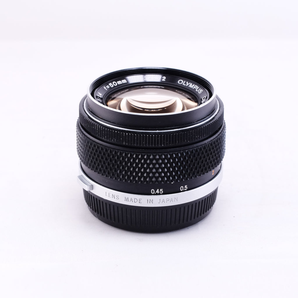 OLYMPUS OM G.ZUIKO AUTO-S 50mm F1.4 銀枠 [OM]