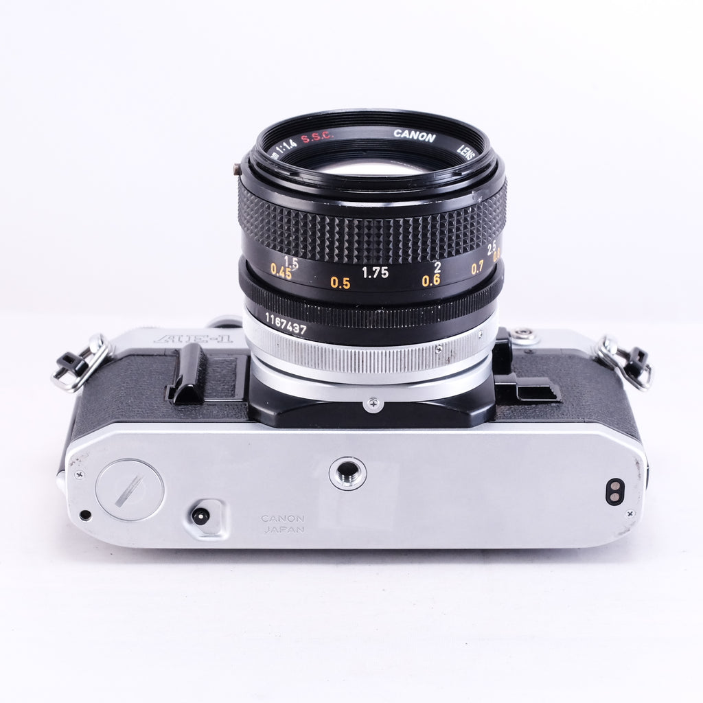 Canon AE-1 (Silver) + FD 50mm F1.4 S.S.C.