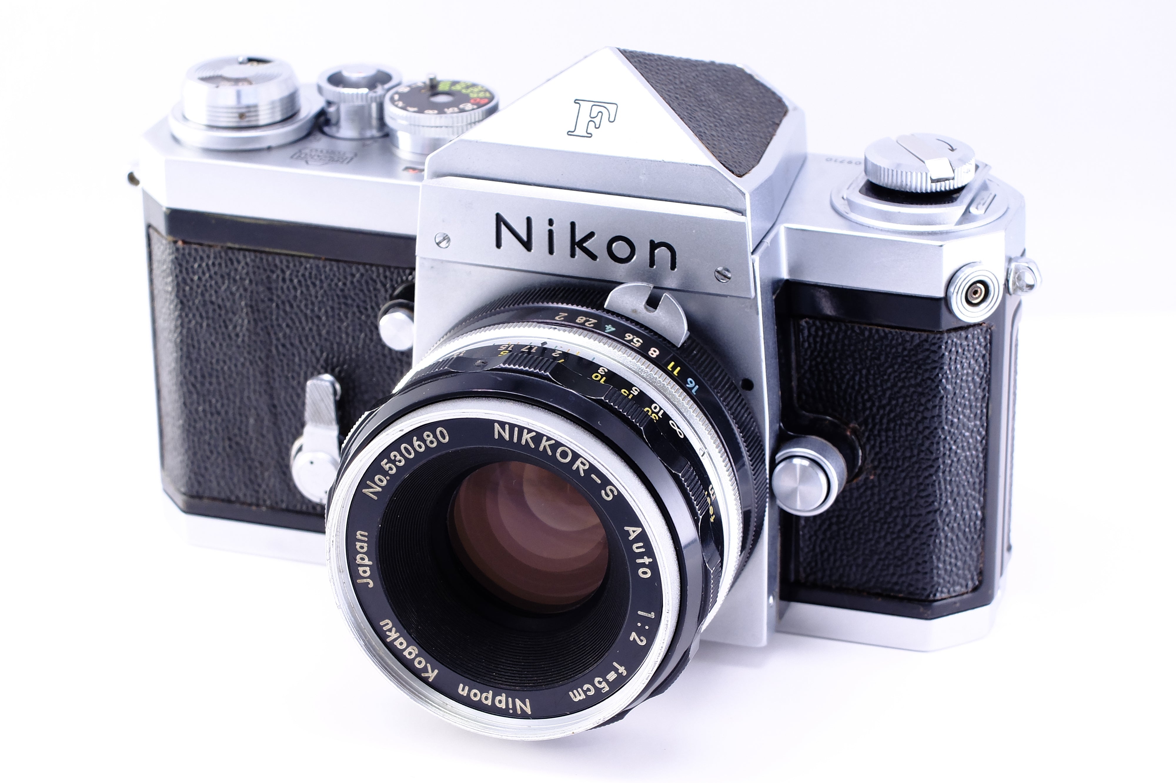 実写確認済 NIKON F アイレベル 単焦点レンズ付 ニコン フィルムカメラ