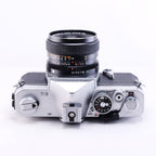 KONICA AUTOREFLEX T3 (silver) + KONICA HEXANON AR 28mm F3.5