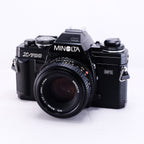 MINOLTA X-700 Black + New MD ROKKOR 50mm F1.7