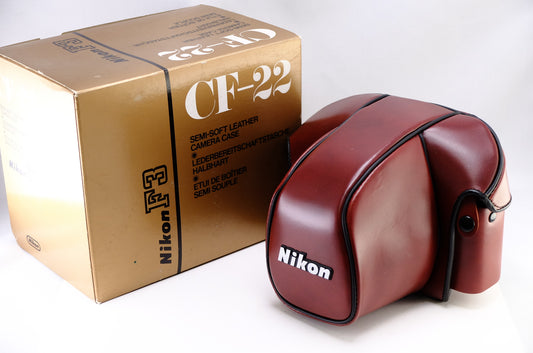 【NIKON】CF-22 F3 専用革ケース ストラップ 付き [1310115336314]