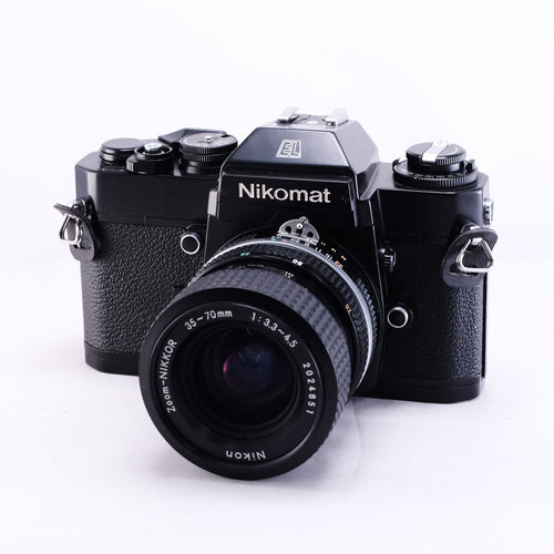 Nikon Nikomat ELW (Black) +Zoom Nikkor 35-70/3.5-4.5
