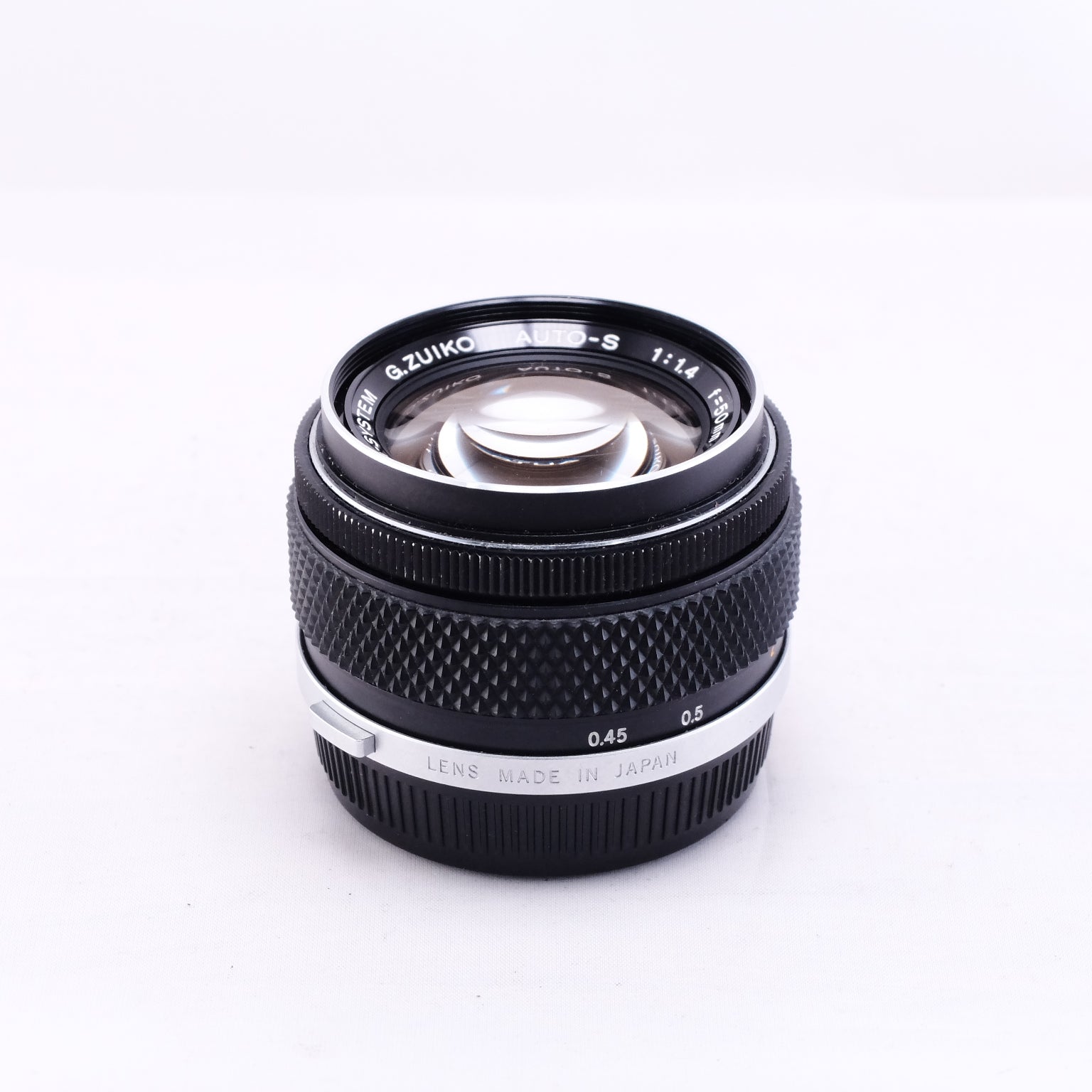 OLYMPUS OM G.ZUIKO AUTO-S 50mm F1.4 銀枠 [OM]