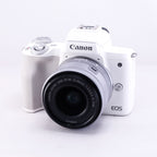 Canon EOS Kiss M2 ダブルズームキット (White)