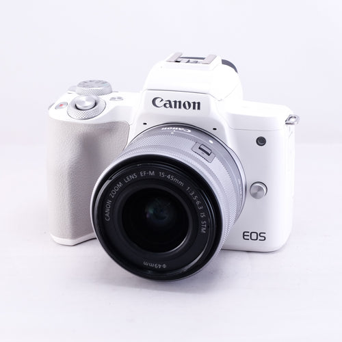 Canon EOS Kiss M2 ダブルズームキット (White)