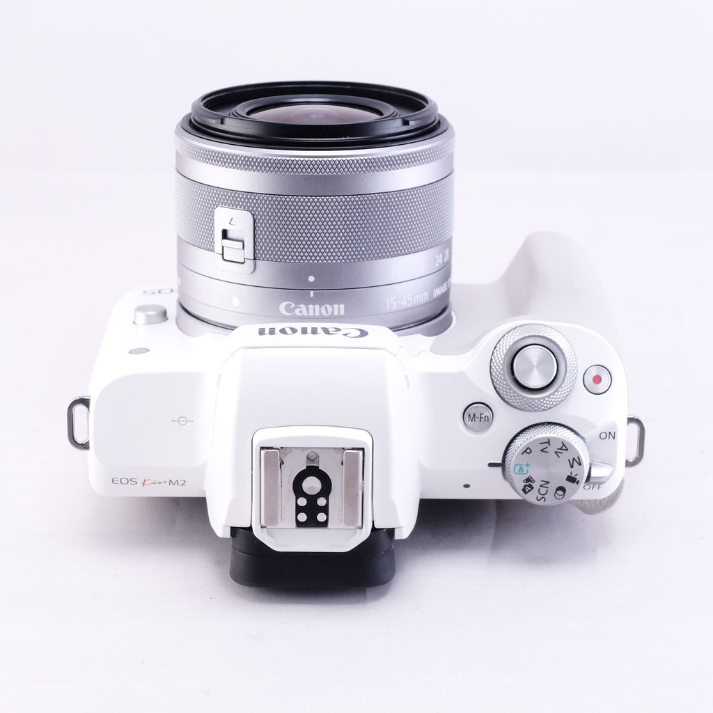 Canon EOS Kiss M2 ダブルズームキット (White)
