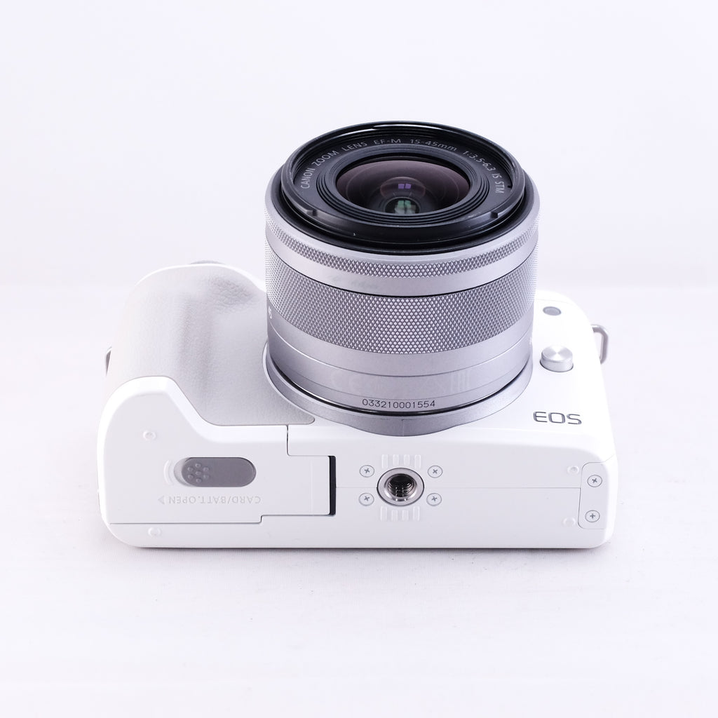 Canon EOS Kiss M2 ダブルズームキット (White)