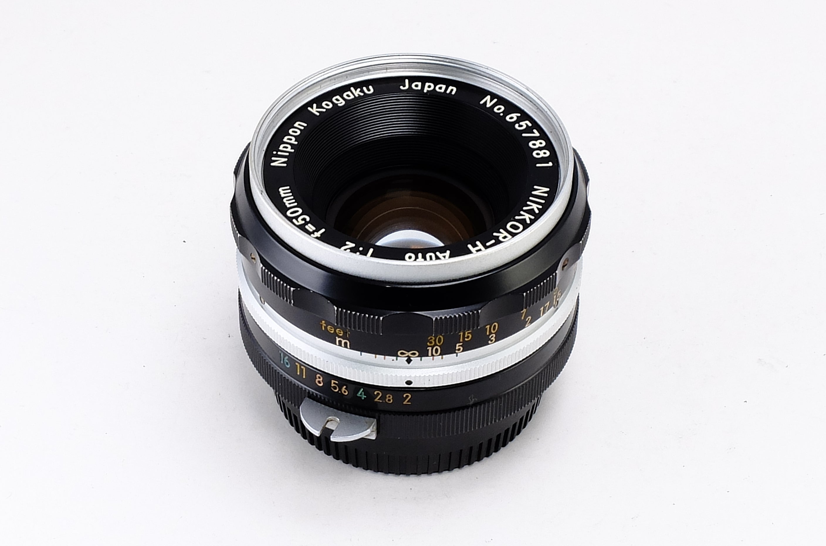 Nippon Kogaku】NIKKOR-H Auto 50mm F2 非Ai [ニコンFマウント] [1855629514444]