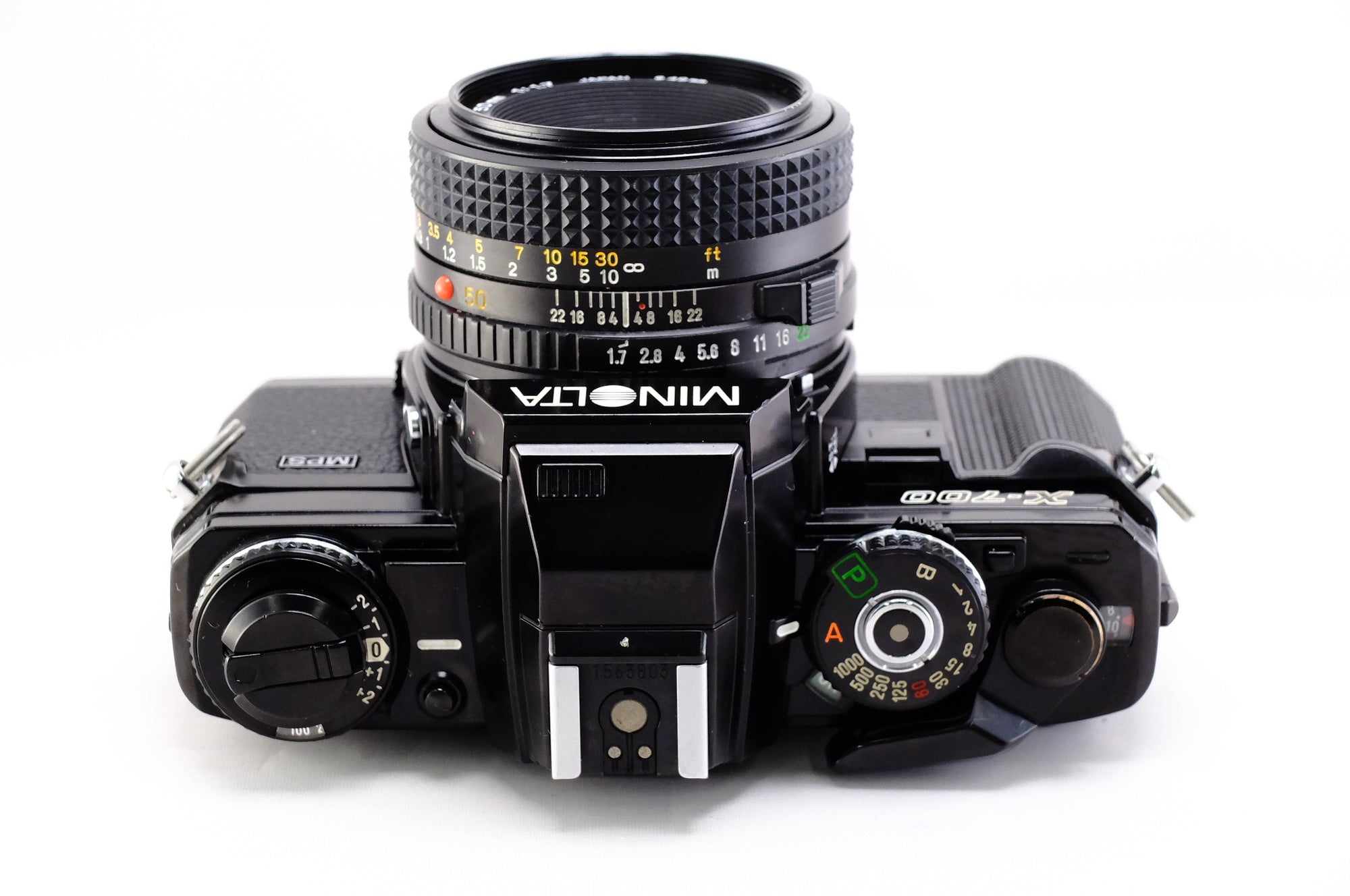 【MINOLTA】X-700 (Black) + MD 50mm F1.7 [1216646464445] | 東京CAMERA