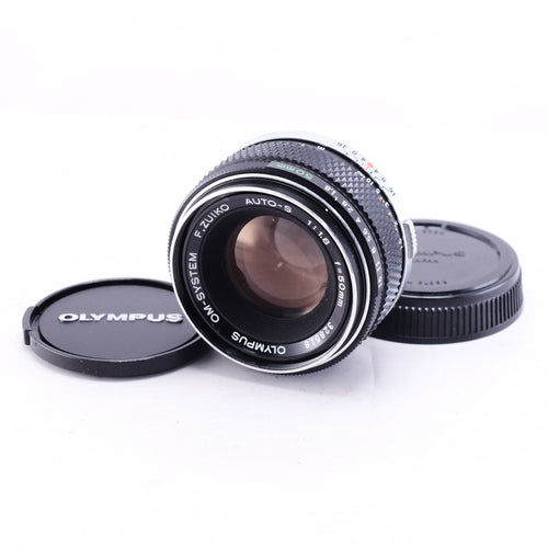 OLYMPUS OM F.ZUIKO AUTO-S 50mm F1.8 銀枠 [OM]