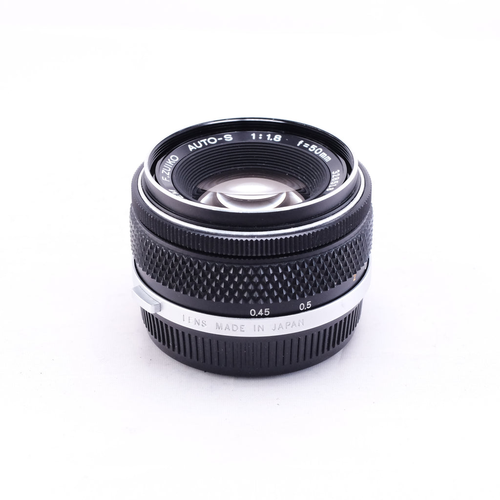 OLYMPUS OM F.ZUIKO AUTO-S 50mm F1.8 銀枠 [OM]