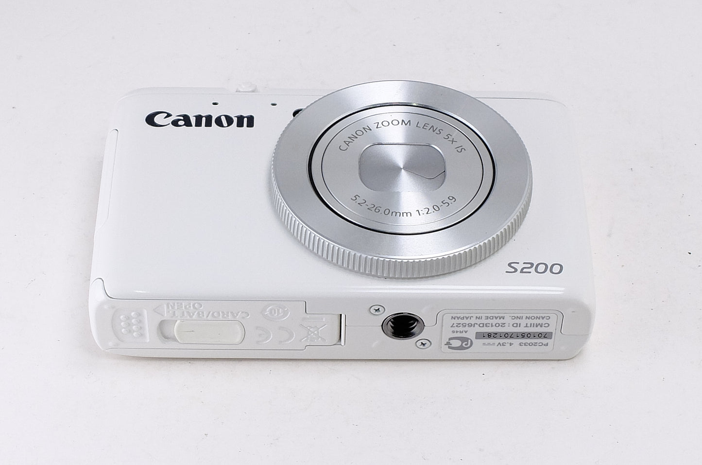 【Canon】Powershot S200 ホワイト セブンイレブン40周年記念モデル