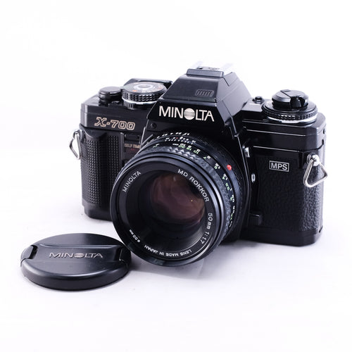 MINOLTA X-700 Black + MD ROKKOR 50mm F1.7
