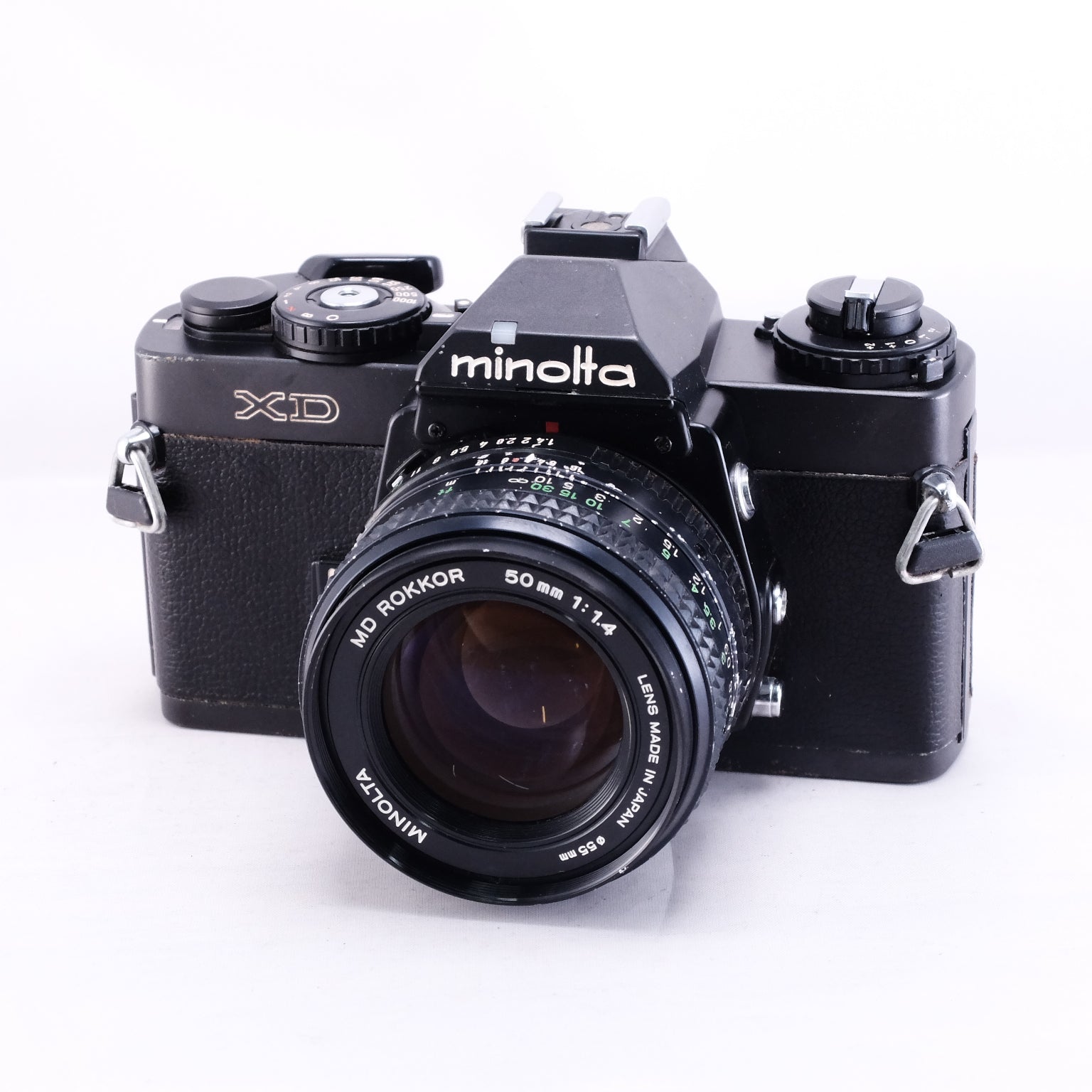 MINOLTA XD (Black) + MD ROKKOR 50mm F1.4