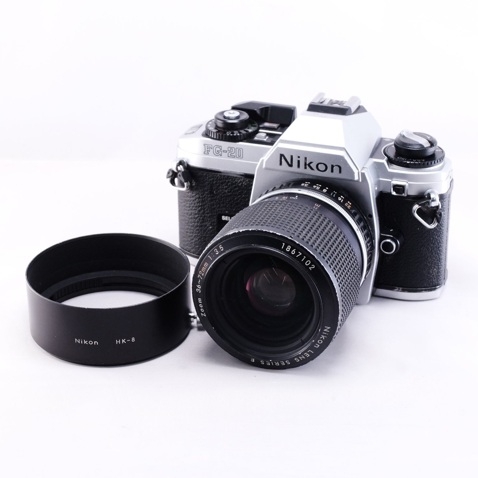 Nikon FG-20 ( Silver) + Zoom 36-72mm F3.5