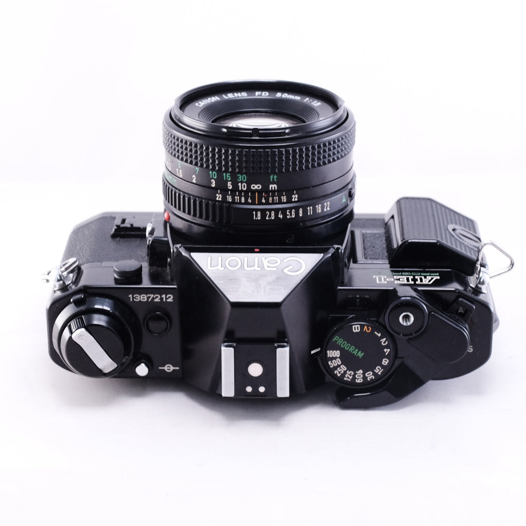 Canon AE-1 PROGRAM (Black) + New FD 50mm F1.8