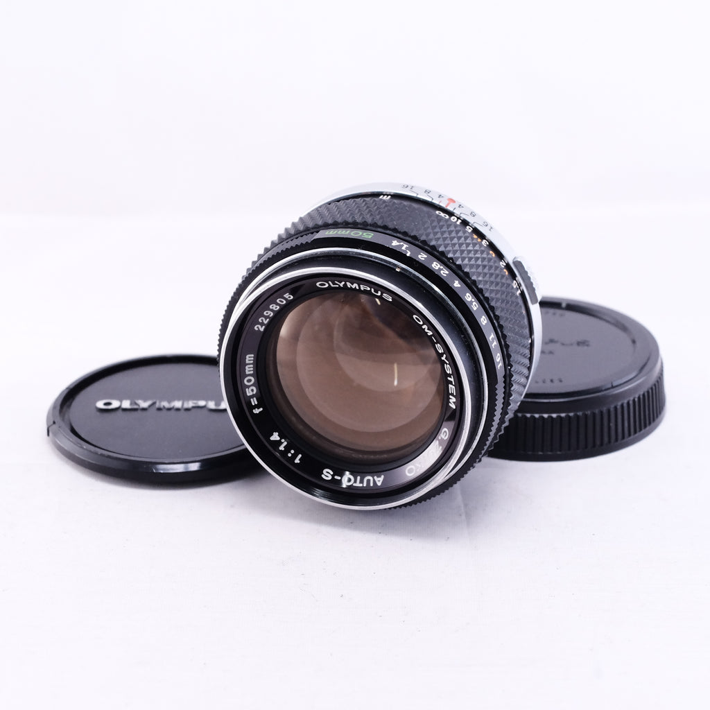 OLYMPUS OM G.ZUIKO AUTO-S 50mm F1.4 銀枠 [OM]