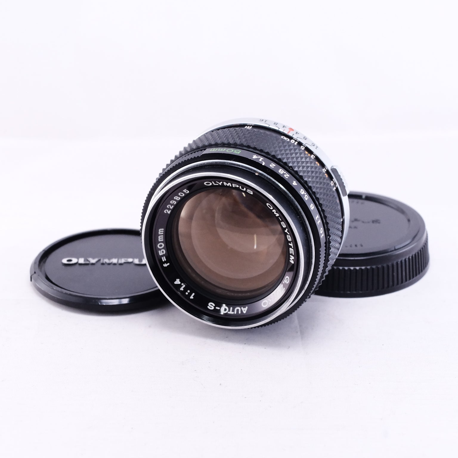 OLYMPUS OM G.ZUIKO AUTO-S 50mm F1.4 銀枠 [OM]