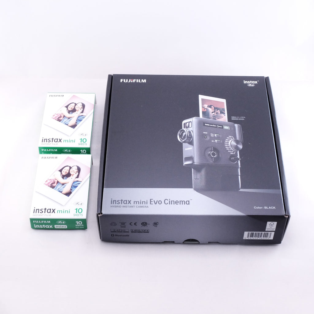 FUJIFILM instax mini Evo Cinema チェキ　+ (10sheetsフィルムx2PCS）