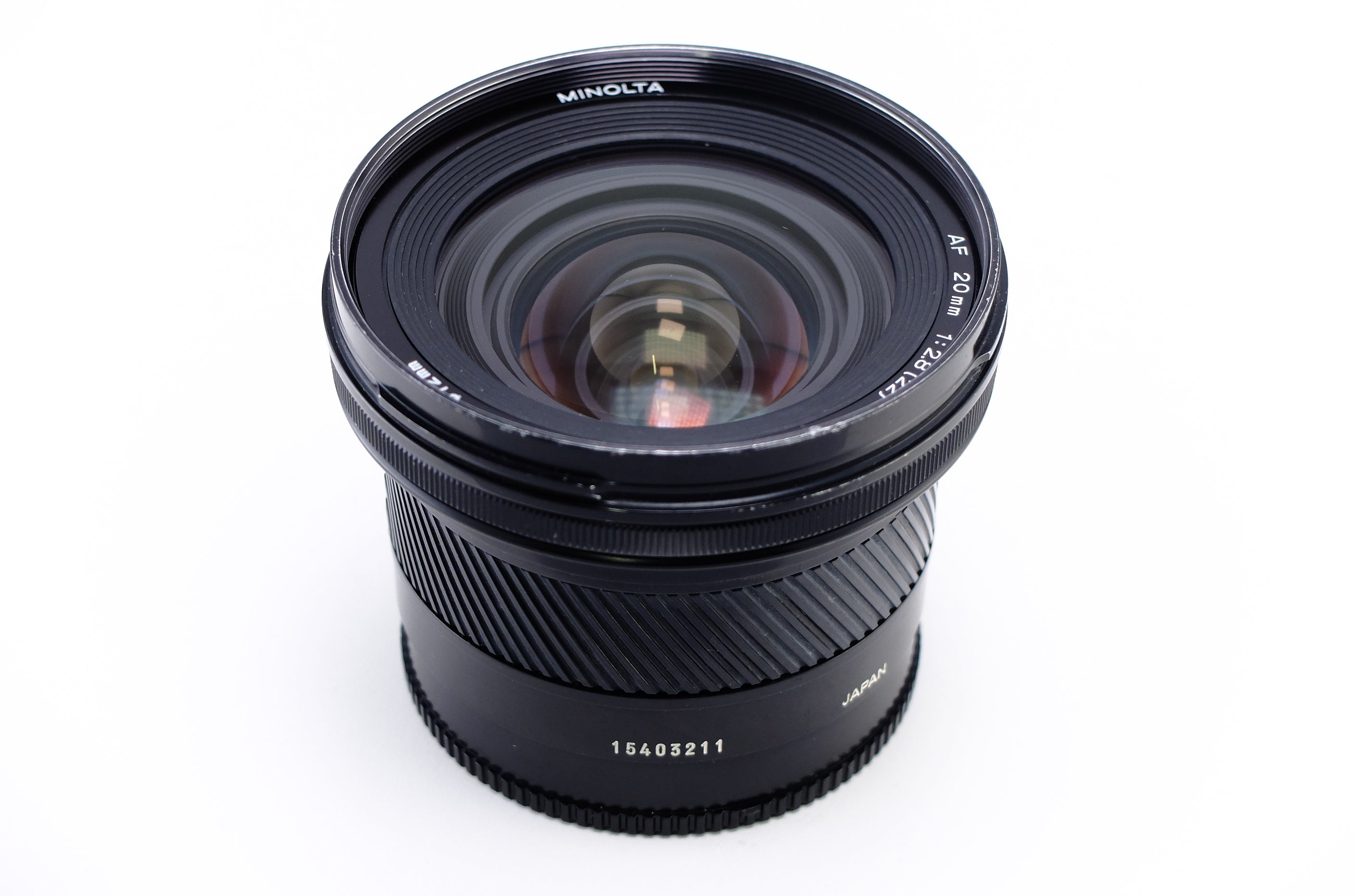 M08中古品 ミノルタ AF 20mm F2.8