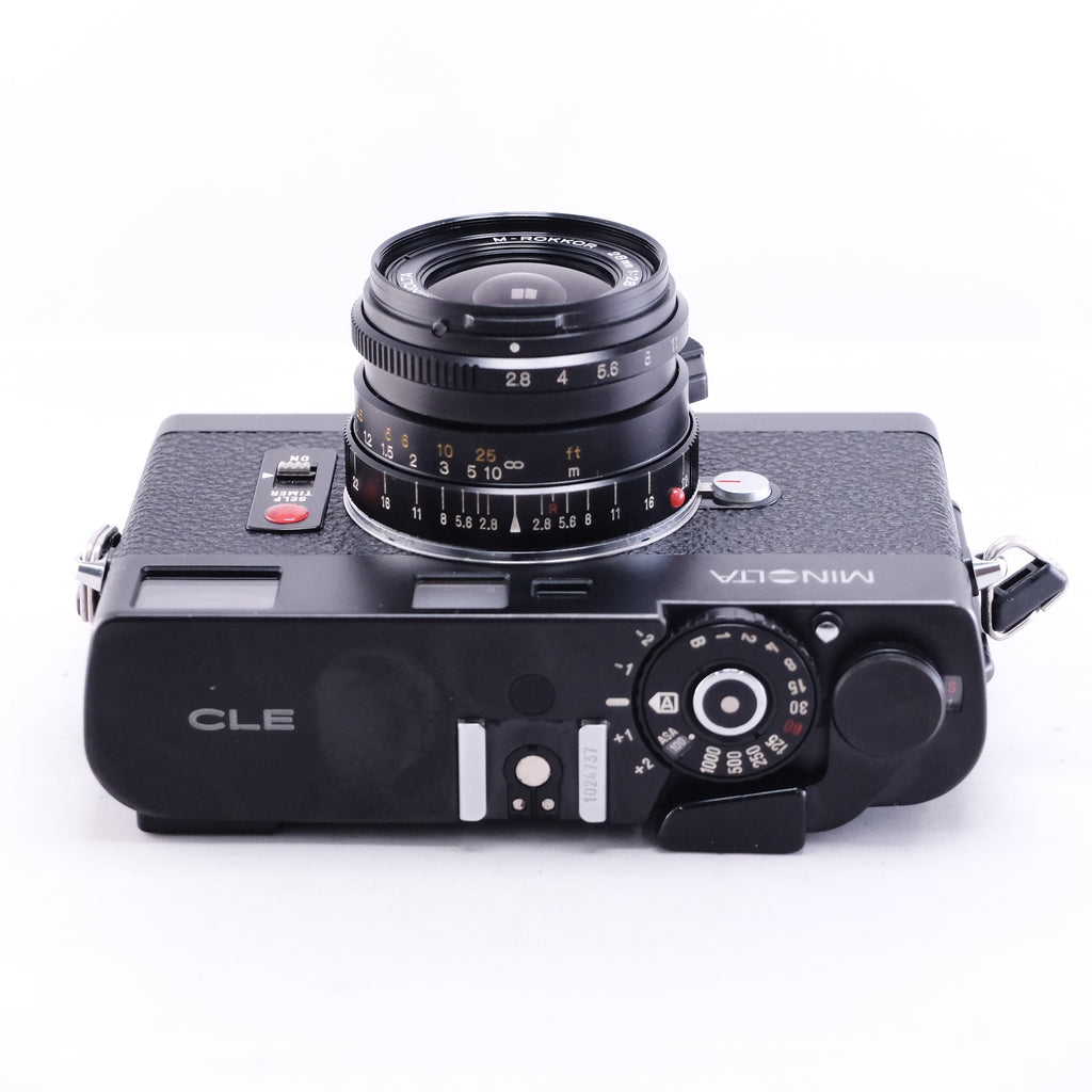 MINOLTA CLE + M-ROKKOR 28mm F2.8