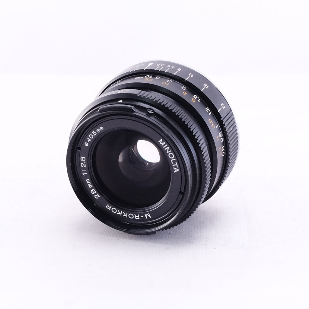 MINOLTA CLE + M-ROKKOR 28mm F2.8
