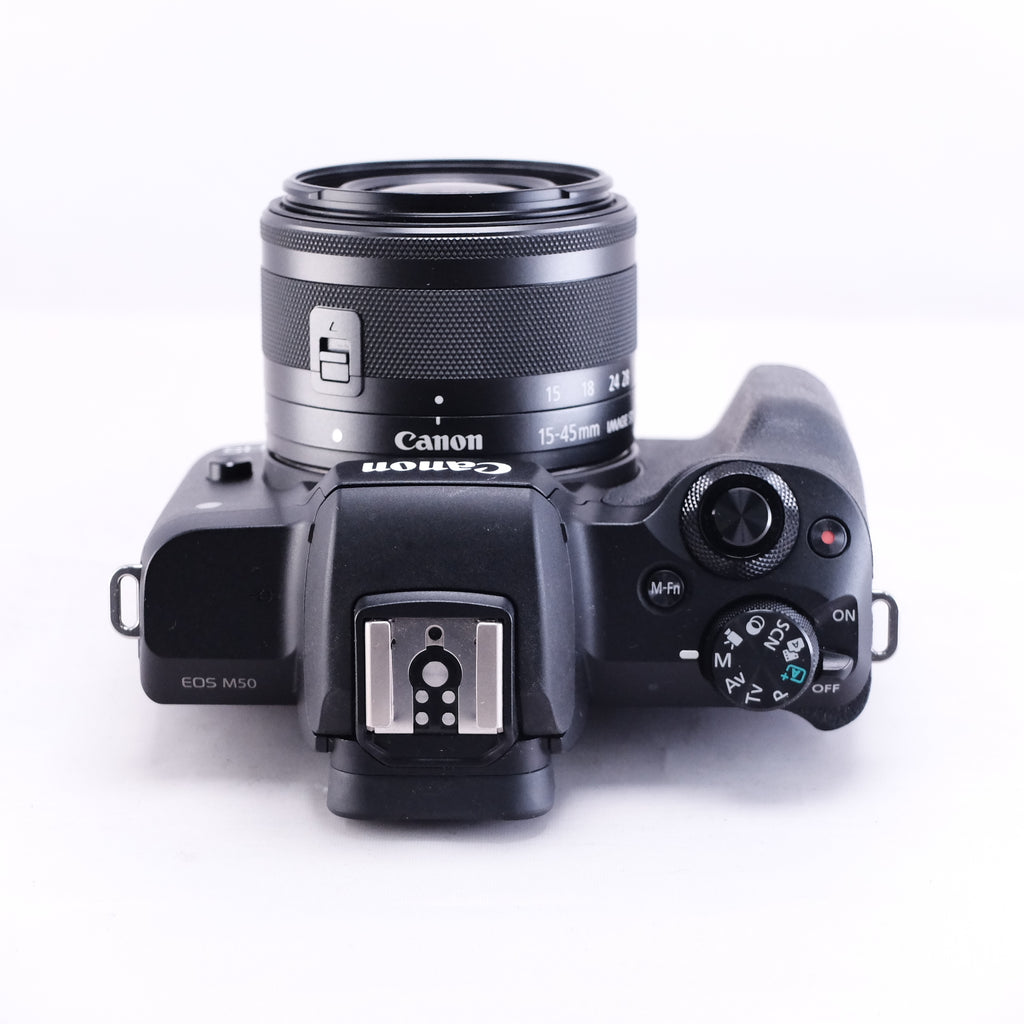 Canon EOS M50 (EOS Kiss M) + EF-M 15-45mm