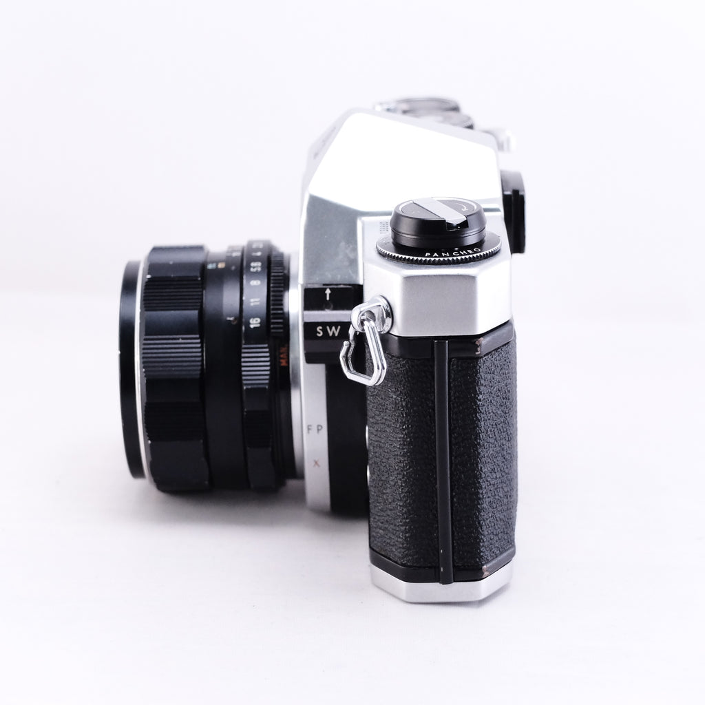 【PENTAX】SP (シルバー) + Super-Multi-Coated TAKUMAR 55mm F1.8 #1663941201378 | 東京CAMERA