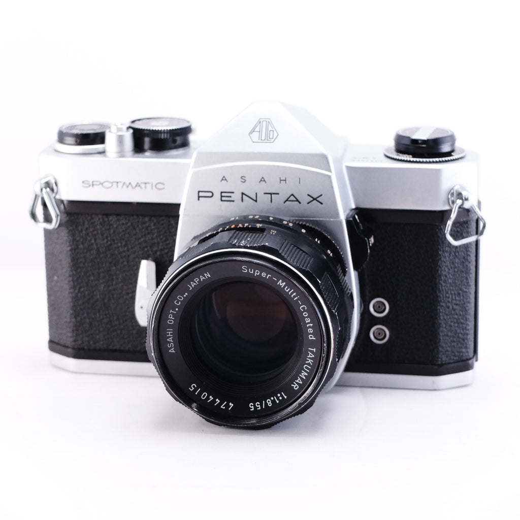【PENTAX】SP シルバー + Super-Multi-Coated TAKUMAR 55mm F1.8 #1031749390316 | 東京CAMERA