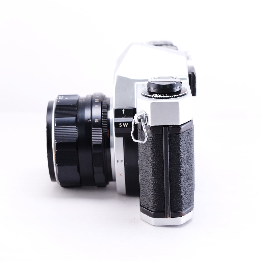 【PENTAX】SP シルバー + Super-Multi-Coated TAKUMAR 55mm F1.8 #1031749390316 | 東京CAMERA