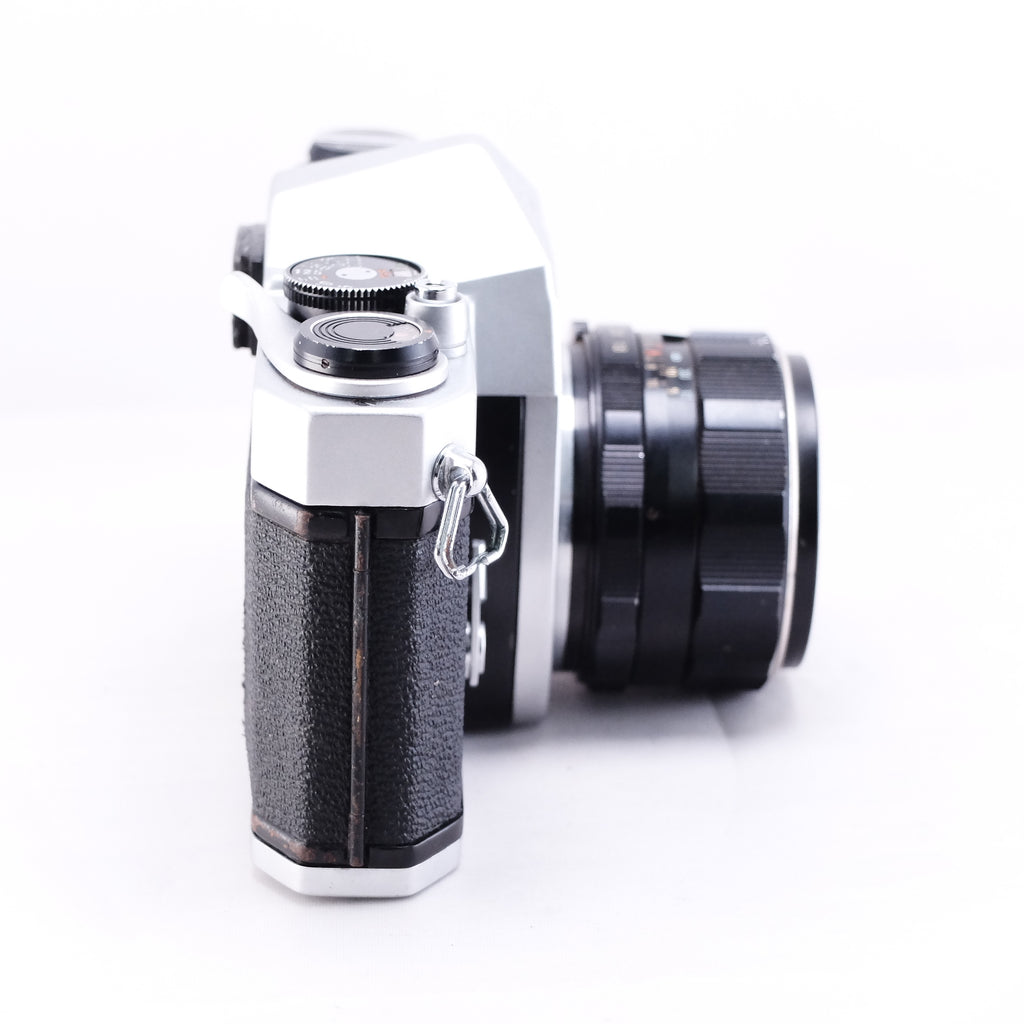【PENTAX】SP シルバー + Super-Multi-Coated TAKUMAR 55mm F1.8 #1031749390316 | 東京CAMERA