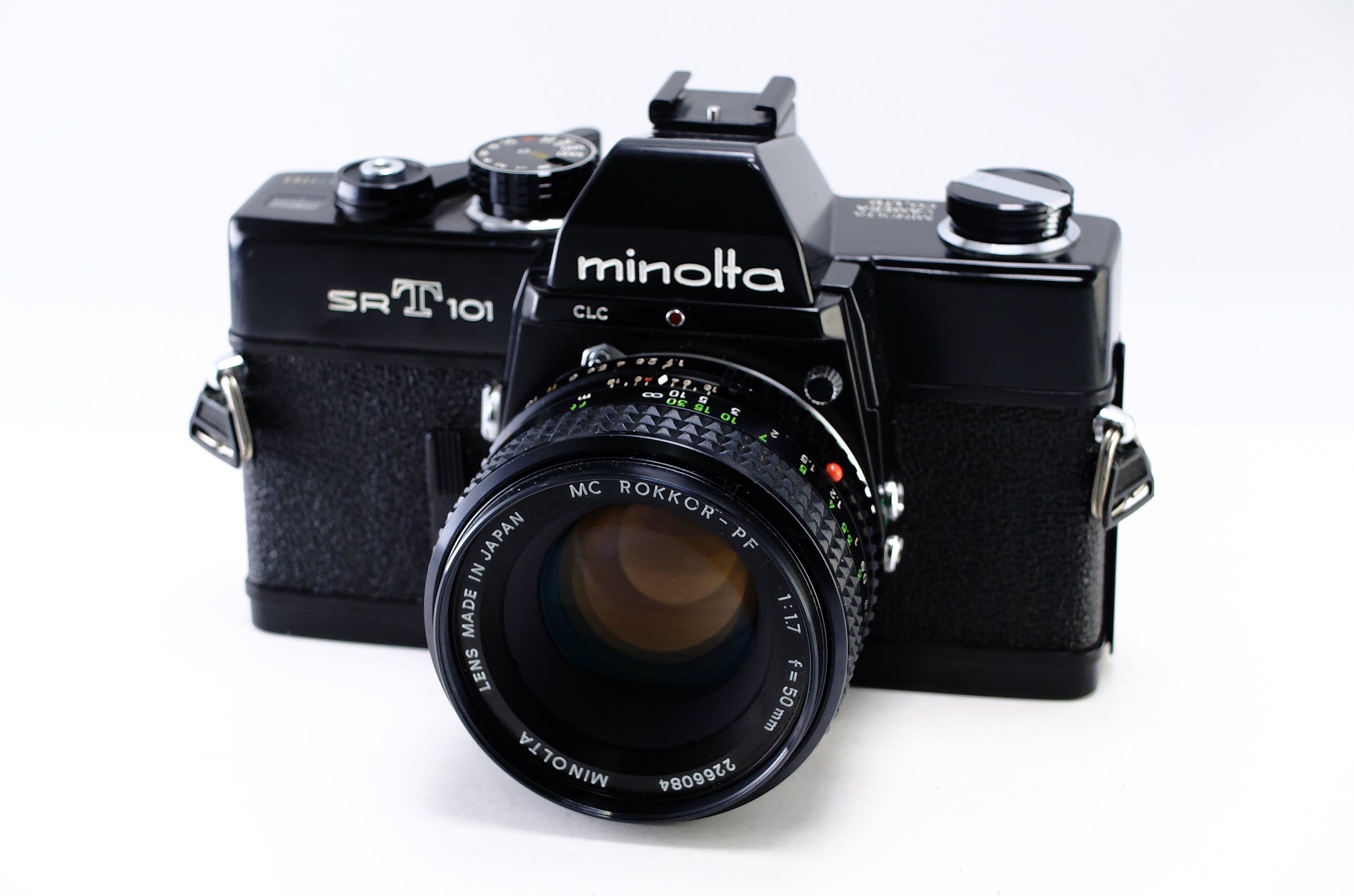 【MINOLTA】SRT101 (ブラック) + MC ROKKOR-PF 50mm F1.7 [1510115932633]