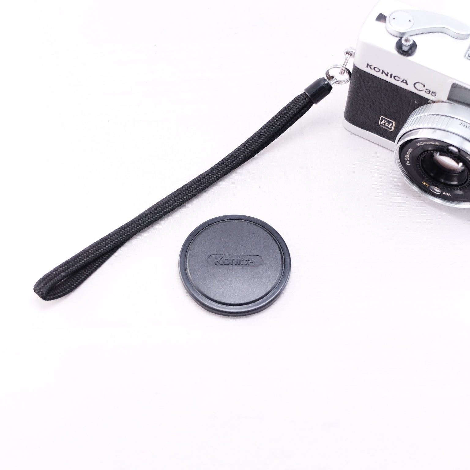 【Konica】C35 E&L 付属品：ストラップ,キャップ #1452351510078 | 東京CAMERA