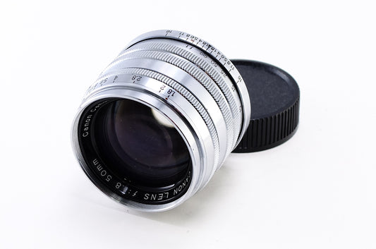 【Canon】50mm F1.8 銀鏡筒 [L39マウント]