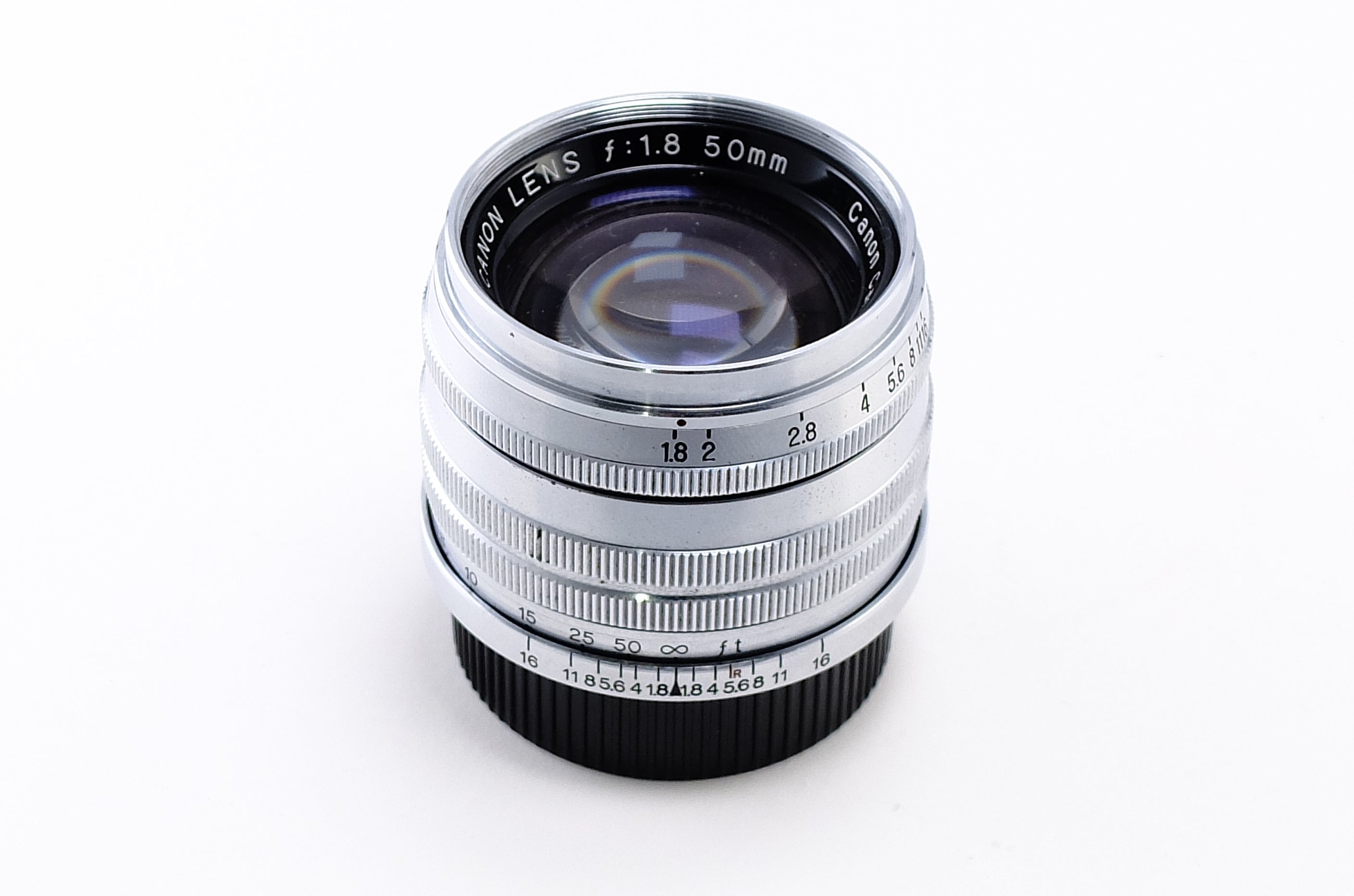 Canon】50mm F1.8 銀鏡筒 [L39マウント] – 東京CAMERA