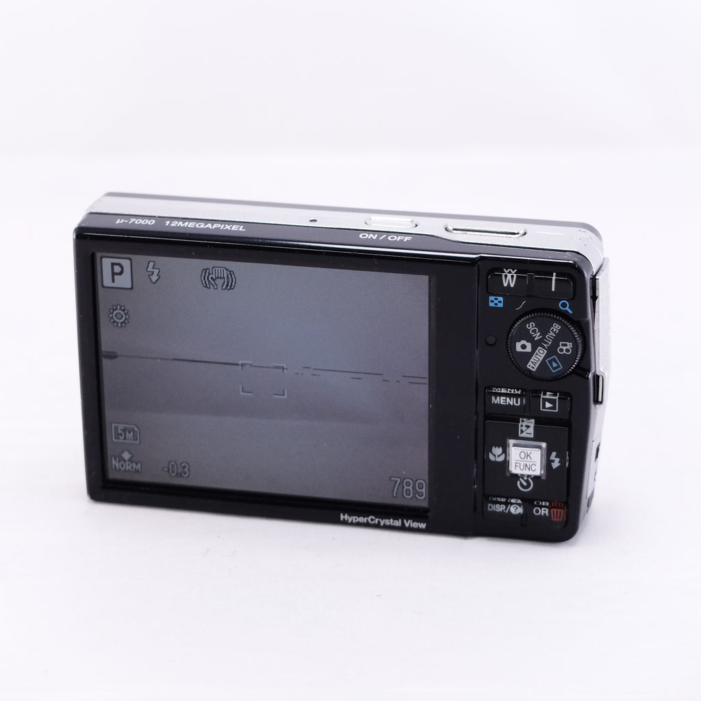 【OLYMPUS】μ-7000（ブラック）#1077353967573 （メモリーカード&バッテリー/充電器付き） | 東京CAMERA