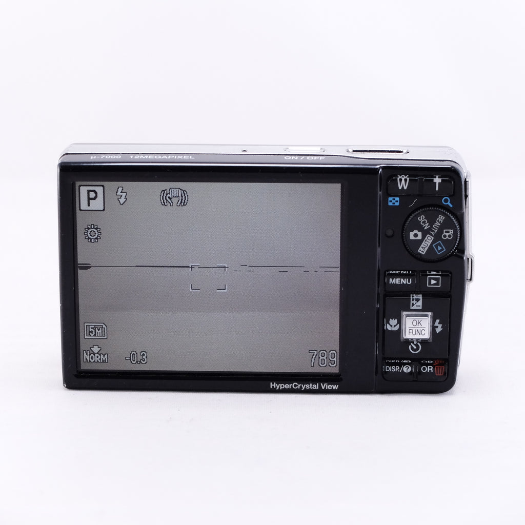 【OLYMPUS】μ-7000（ブラック）#1077353967573 （メモリーカード&バッテリー/充電器付き） | 東京CAMERA
