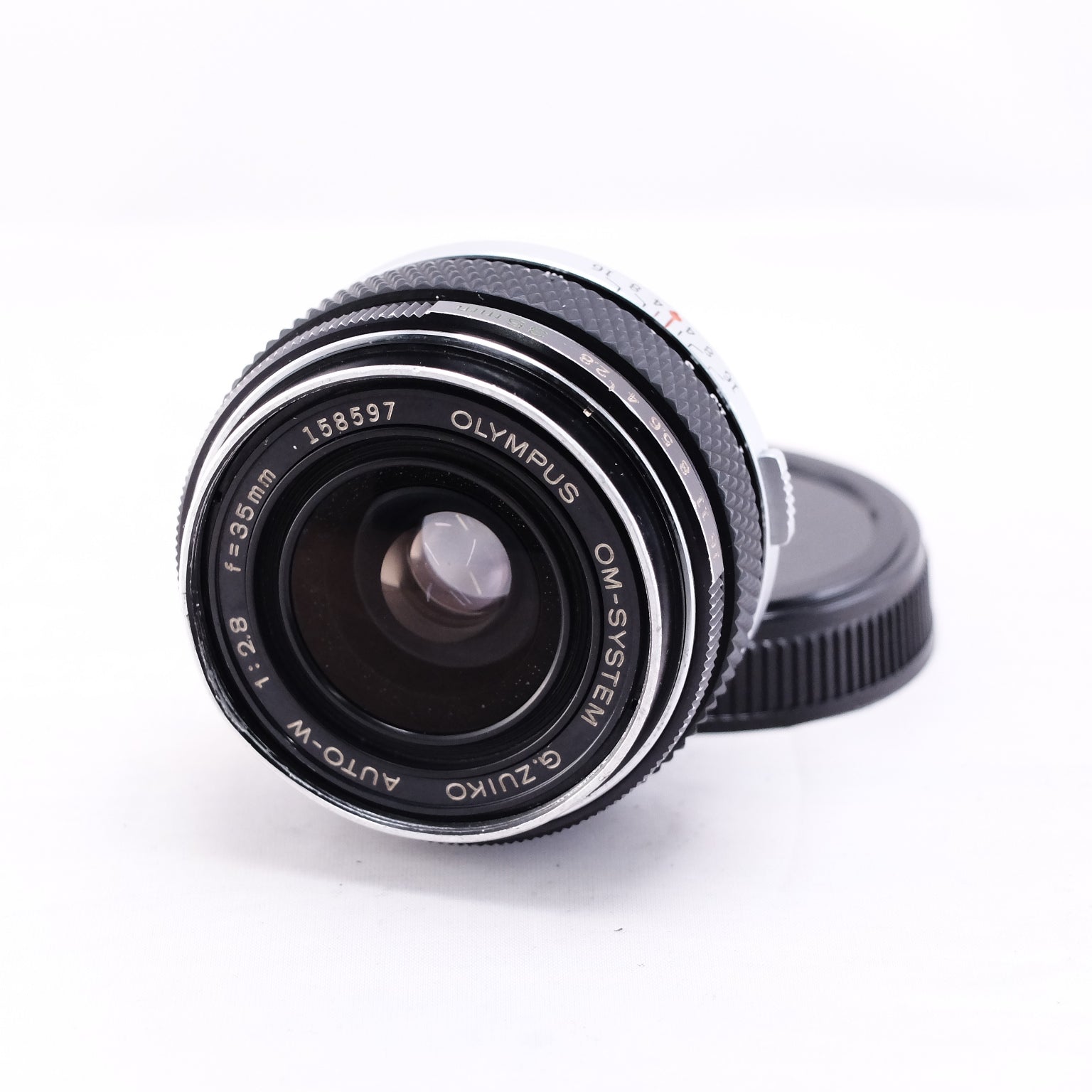 【OLYMPUS】OM G.ZUIKO AUTO-W 35mm F2.8 銀枠 [OM] ＊整備品 #1713050043229 | 東京CAMERA