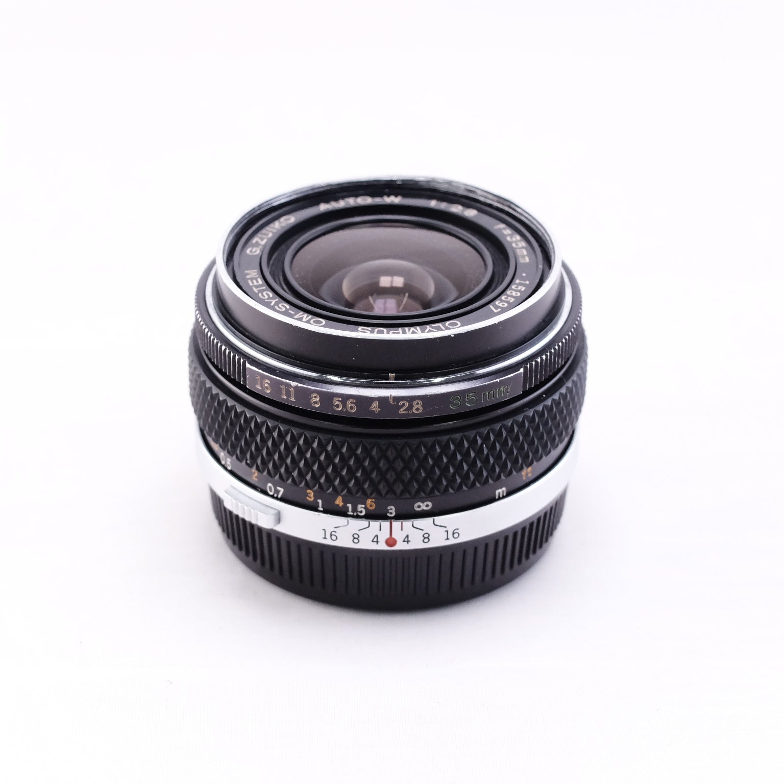 【OLYMPUS】OM G.ZUIKO AUTO-W 35mm F2.8 銀枠 [OM] ＊整備品 #1713050043229 | 東京CAMERA