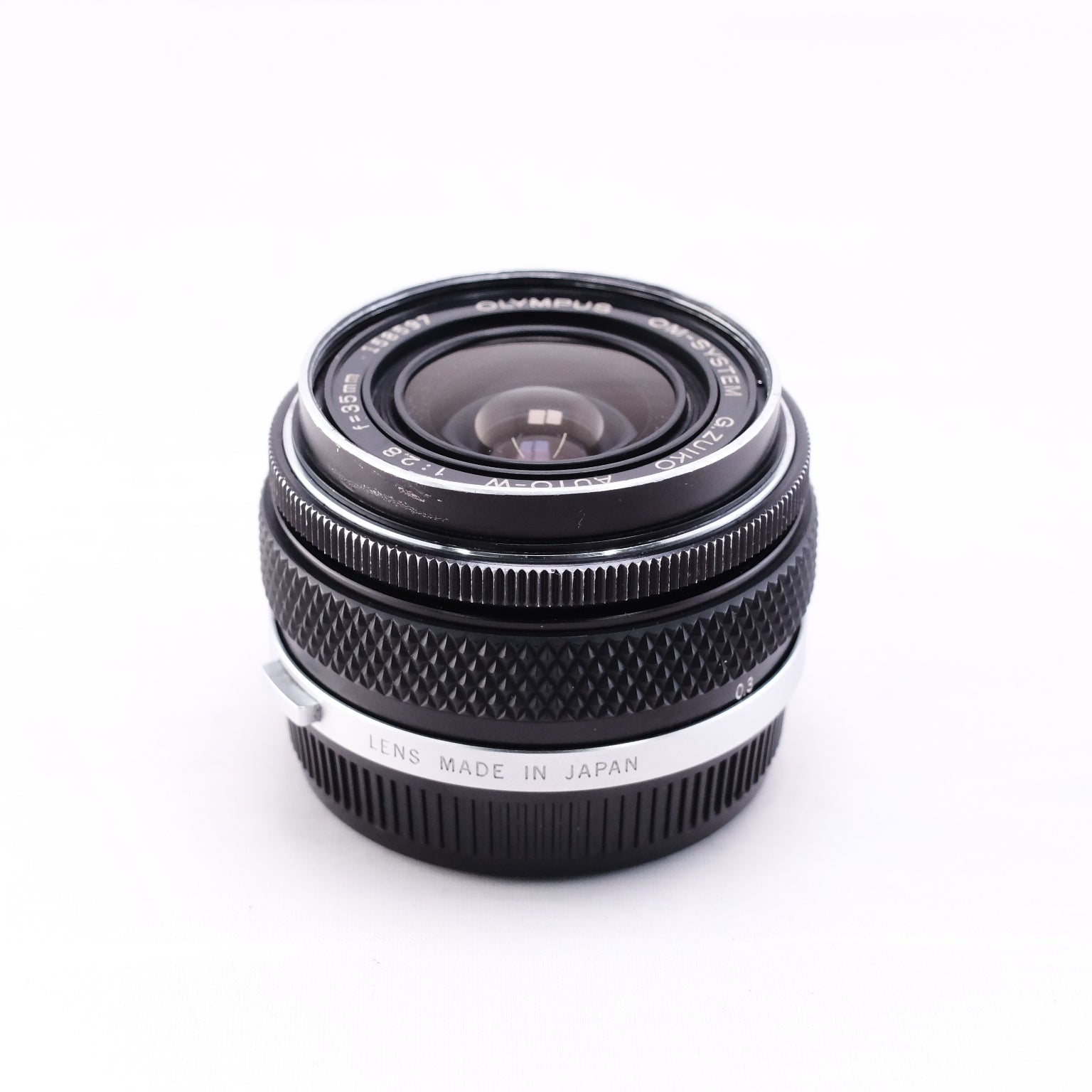 【OLYMPUS】OM G.ZUIKO AUTO-W 35mm F2.8 銀枠 [OM] ＊整備品 #1713050043229 | 東京CAMERA