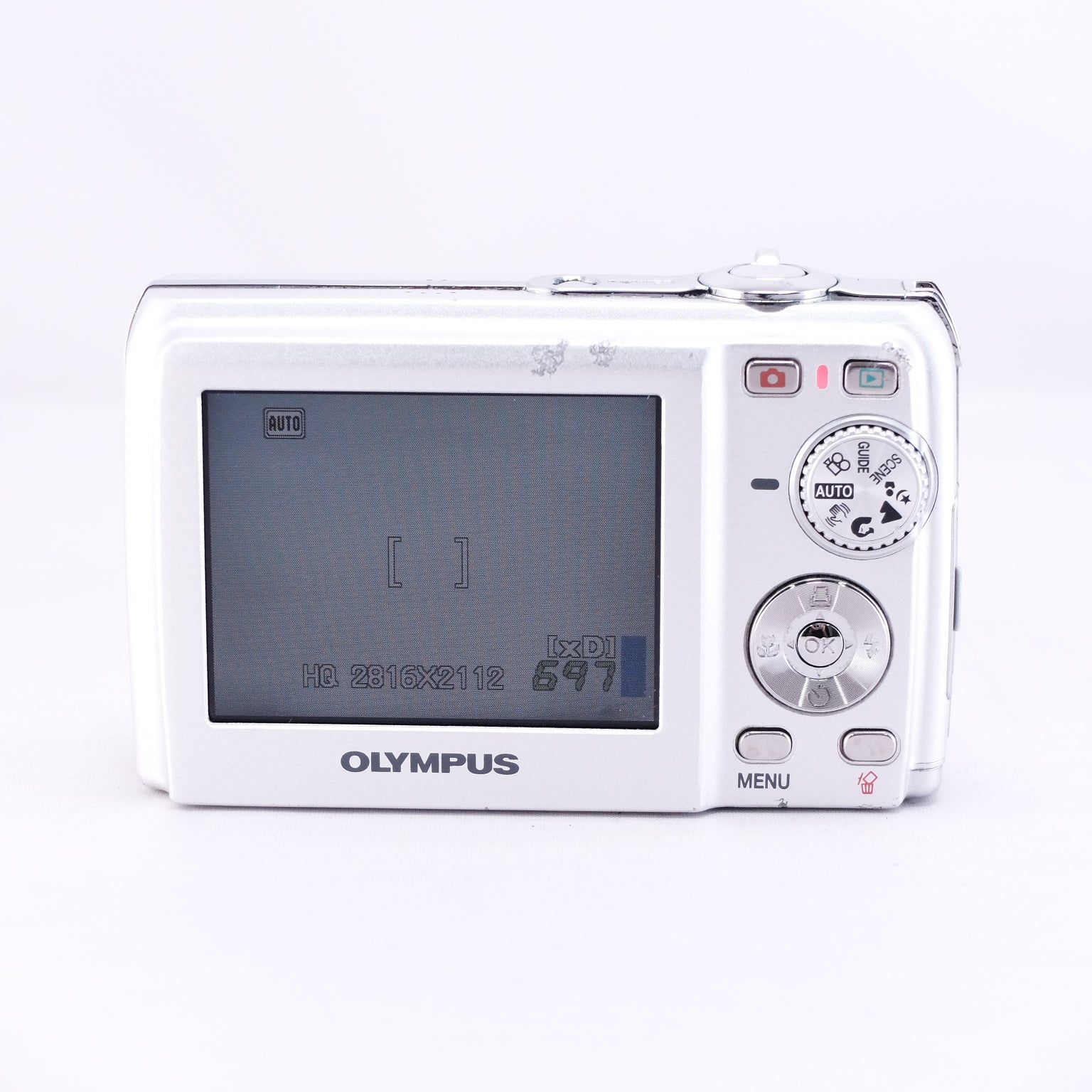 【OLYMPUS】CAMEDIA FE-200（メモリーカード&バッテリー/充電器付き）