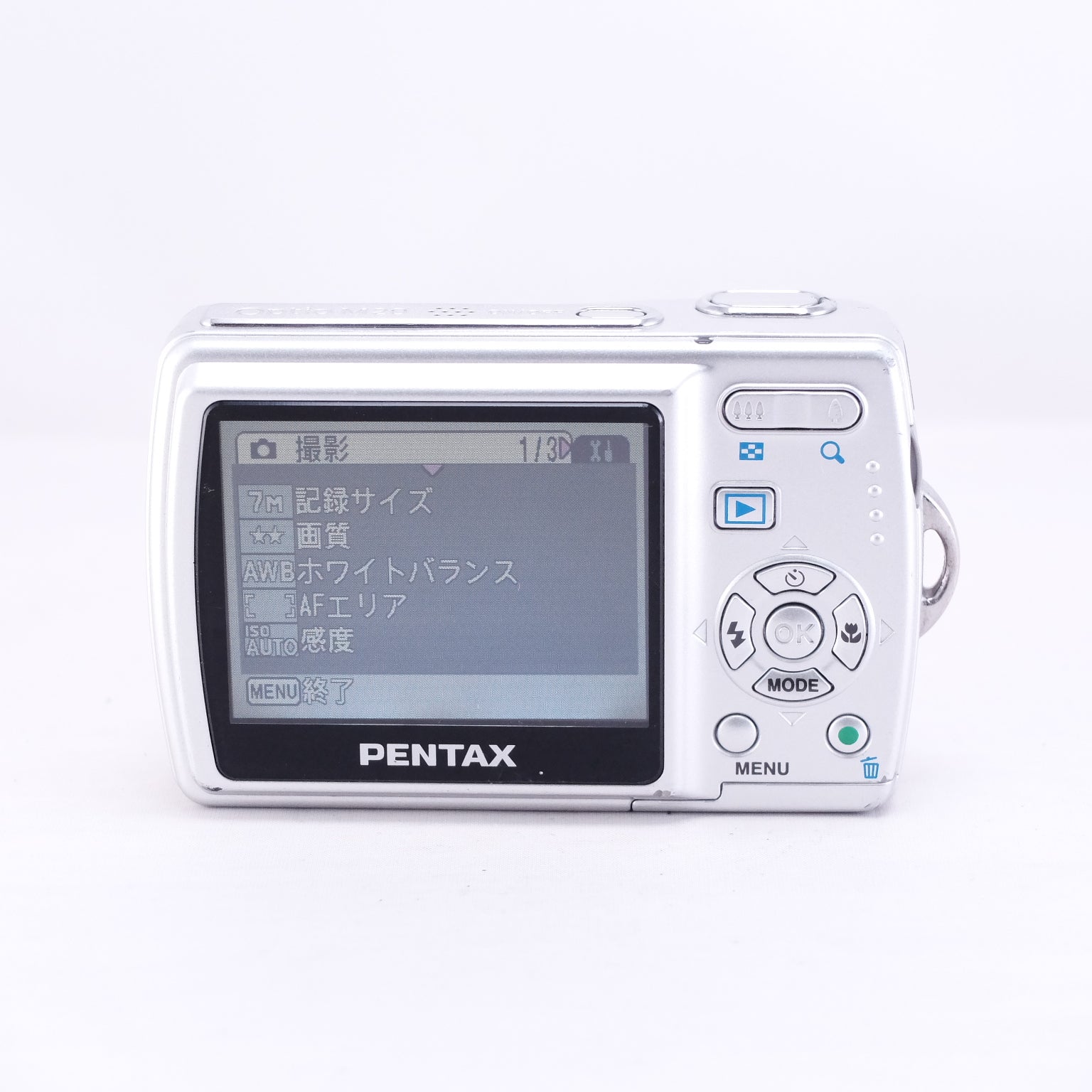 【PENTAX】Optio M20（メモリーカード&電池付き）