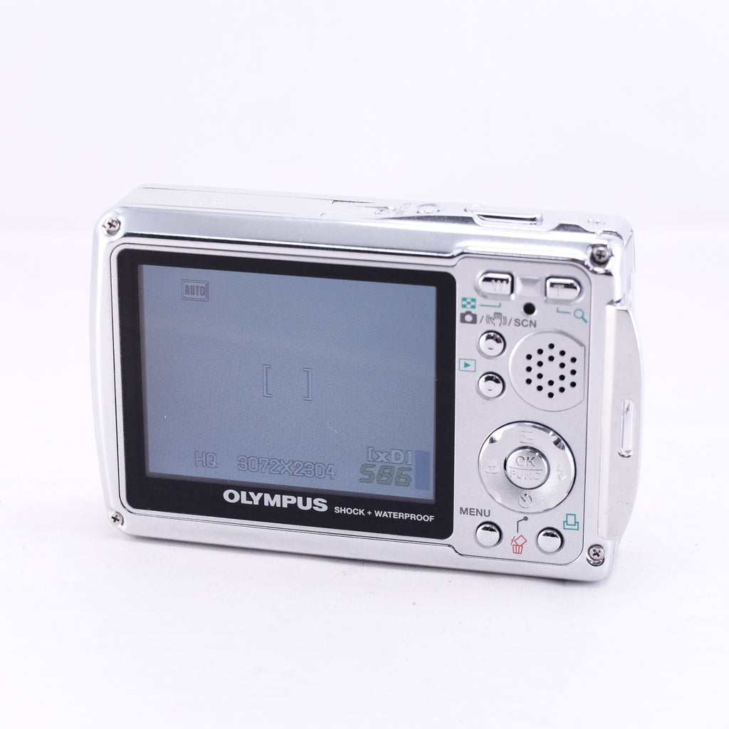 OLYMPUS μ720 SW（メモリーカード&バッテリー/充電器付き）