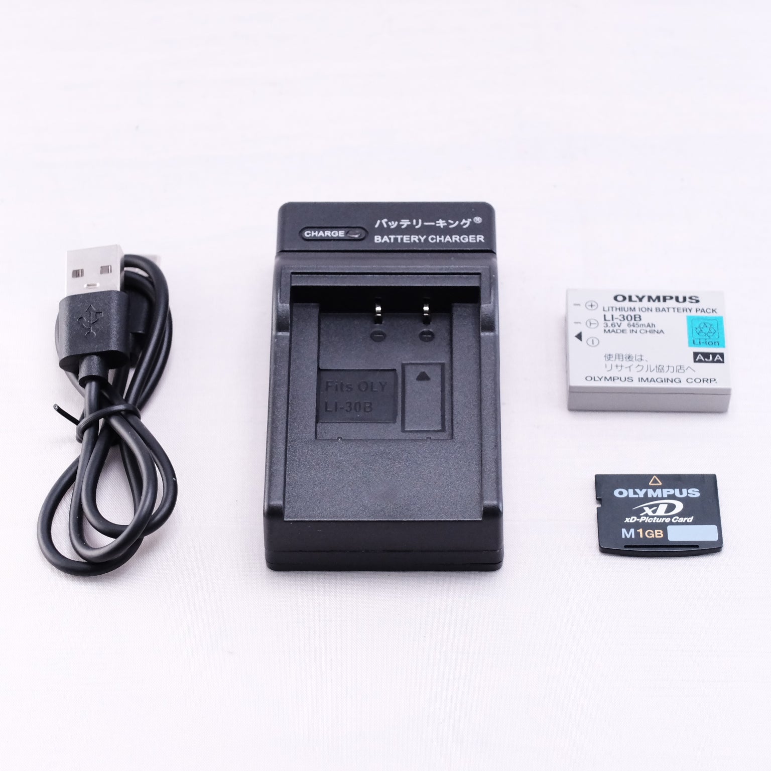 OLYMPUS μ-mini DIGITAL S（メモリーカード&バッテリー/充電器付き）