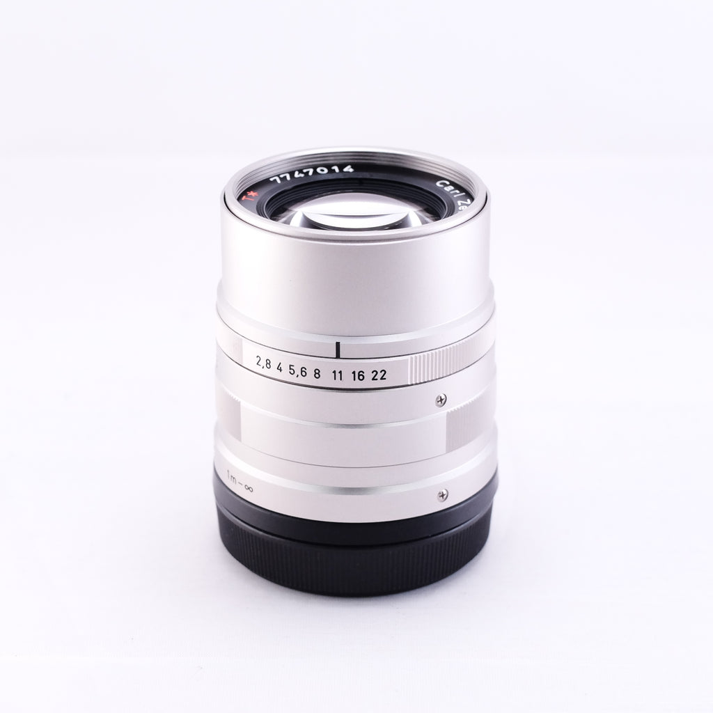 CONTAX  Sonnar T* 90mm F2.8 [G] 前後キャップ,フード,フィルター付属