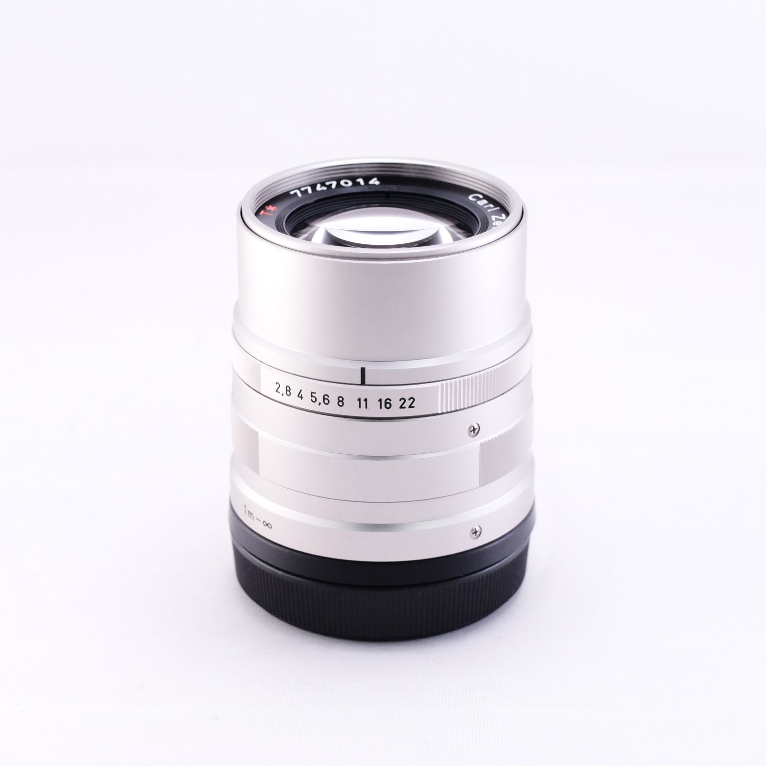 CONTAX  Sonnar T* 90mm F2.8 [G] 前後キャップ,フード,フィルター付属