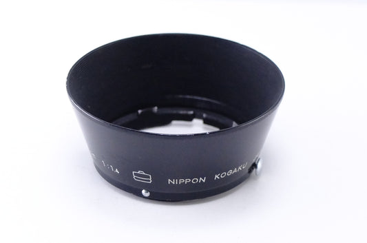 【Nikon】NIPPON KOGAKU  f=5cm 1:1.4 メタルフード 日本光学 S用 富士山マーク [1906405443172]